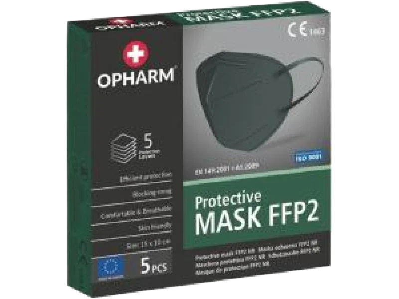 OPHARM Maska Ochronna FFP2 zielona