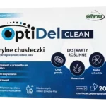 OptiDel Clean Sterylne chusteczki do higieny brzegów powiek i okolic oczu