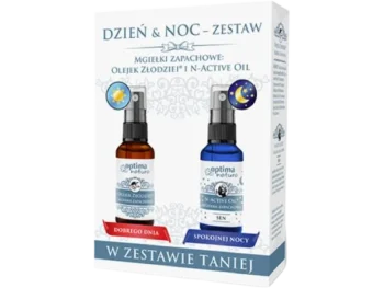 Zdjęcie produktu Optima Natura Zestaw Dzień i Noc Mgiełki zapachowe Olejek złodziei + N-Active Oil Sen, mgiełka