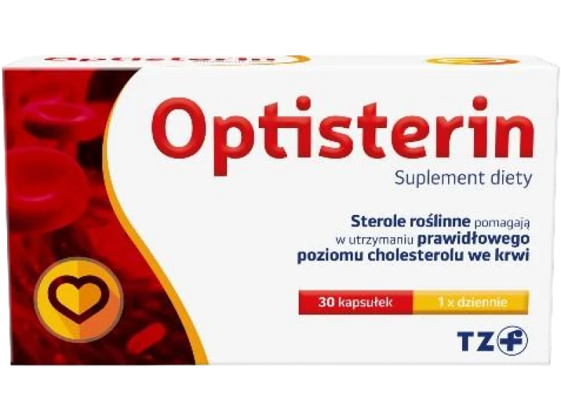 Optisterin – wspomaga układ krążenia i prawidłowy cholesterol, kapsułki