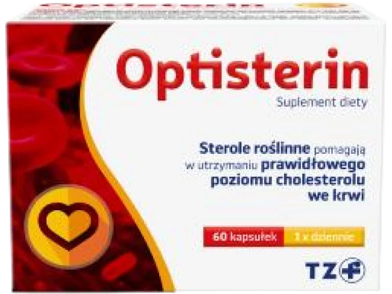 Optisterin – Wspomaga utrzymanie odpowiedniego stężenia cholesterolu, kapsułki