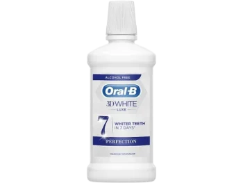 Zdjęcie produktu ORAL-B 3D White Luxe Perfection Płyn do płukania jamy ustnej, płyn do jamy ustnej