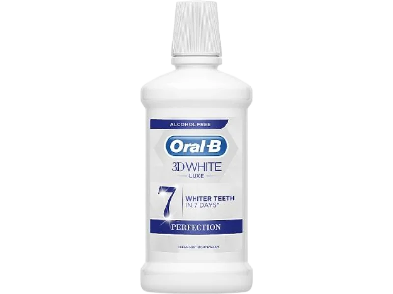 ORAL-B 3D White Luxe Perfection Płyn do płukania jamy ustnej, płyn do jamy ustnej