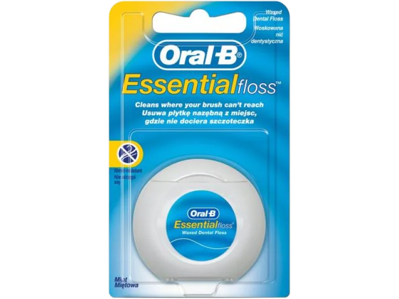 ORAL-B ESSENTIAL FLOSS Nić dentystyczna woskowana
