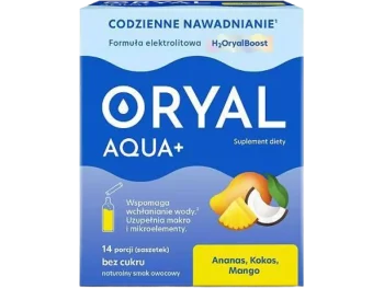 Zdjęcie produktu Oryal Aqua Elektrolity o smaku ananas-kokos-mango, saszetki