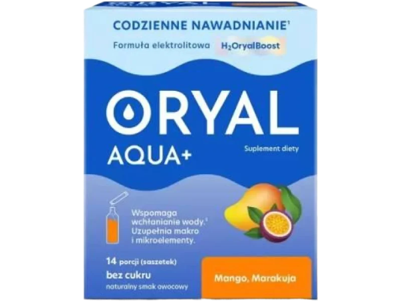 Oryal Aqua+ Mango, Marakuja, saszetki