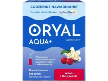 Zdjęcie produktu Oryal Aqua+ Wiśnia z Nutą Wanilii, saszetki