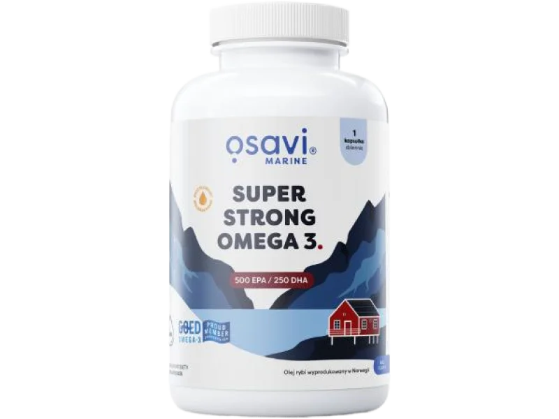 OSAVI Super Strong Omega 3, kapsułki miękkie, 500 mg EPA + 250 mg DHA