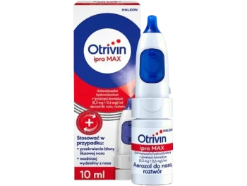Zdjęcie produktu Otrivin Ipra Max, aerozol do nosa, 0,5 mg/ml + 0,6 mg/ml