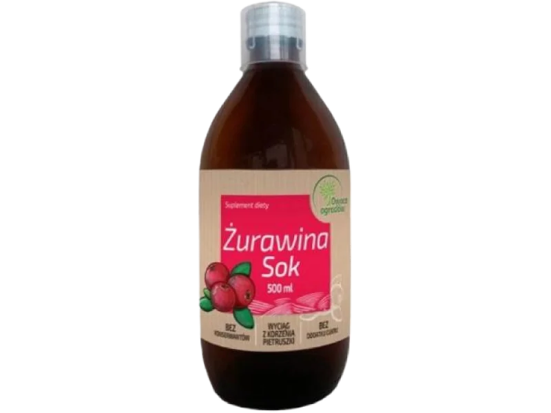 Owoce Ogrodów Sok Żurawina, płyn