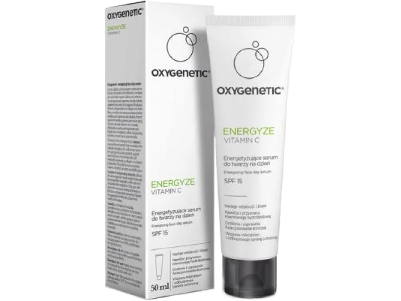 Oxygenetic Energyze Vitamin C Energetyzujące serum do twarzy na dzień SPF15