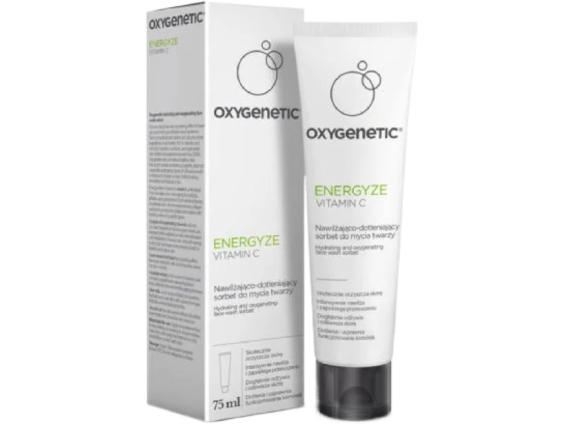 Oxygenetic Energyze Vitamin C Nawilżająco-dotleniający sorbet do mycia twarzy, żel