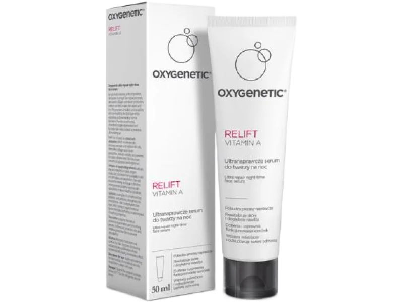 Oxygenetic Relift Vitamin A Ultranaprawcze serum do twarzy na noc