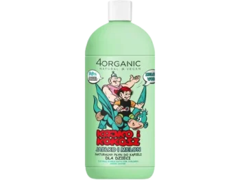 Zdjęcie produktu 4ORGANIC Naturalny płyn do kąpieli dla dzieci Kajko i Kokosz zielona woda Jabłko i melon