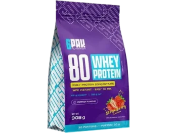 Zdjęcie produktu 6Pak Nutrition 80 Whey Protein smak truskawkowy, proszek