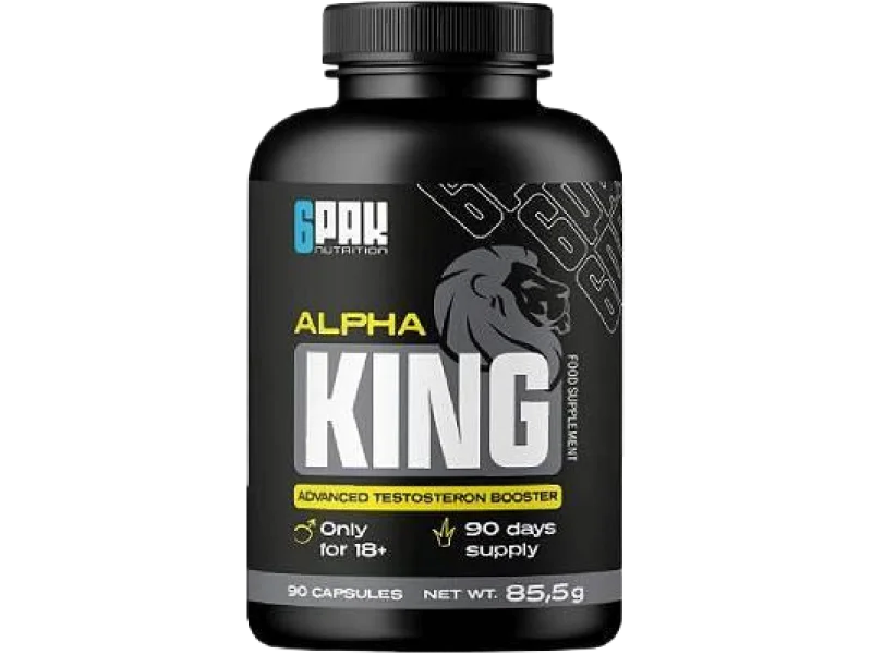 6Pak Nutrition Alpha King Booster testosteronu, kapsułki