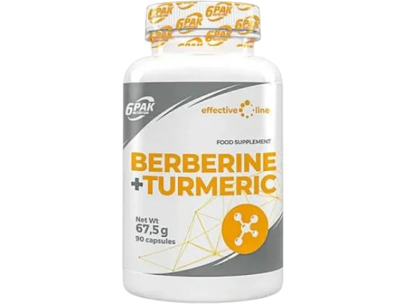 6PAK Nutrition Berberine + Turmeric, kapsułki