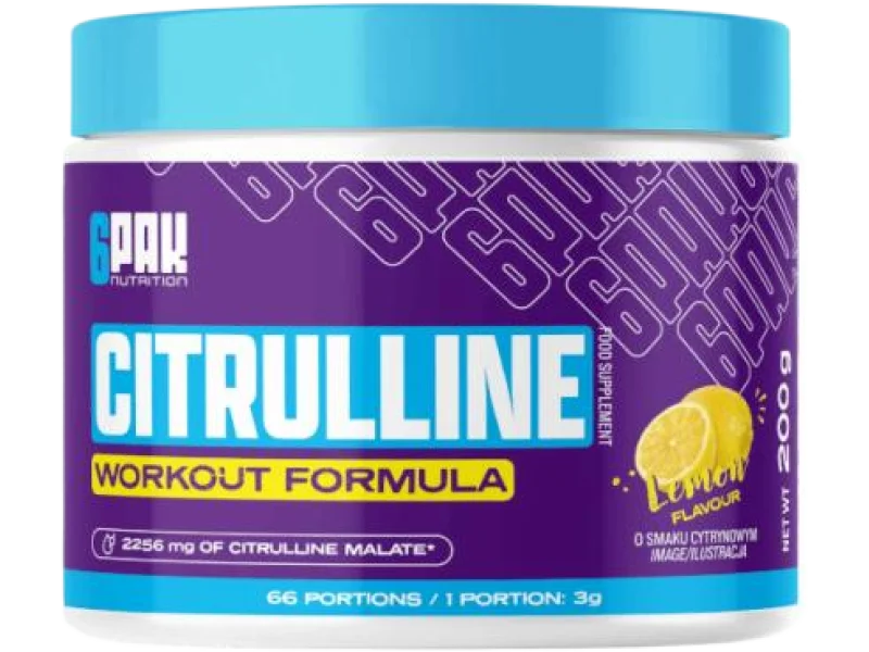 6Pak Nutrition Citrulline Cytrulina Cytryna, proszek, 2256 mg
