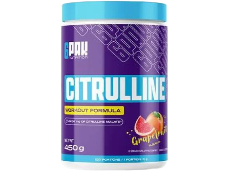 6Pak Nutrition Citrulline smak grejpfrutowy, proszek, 2256 mg