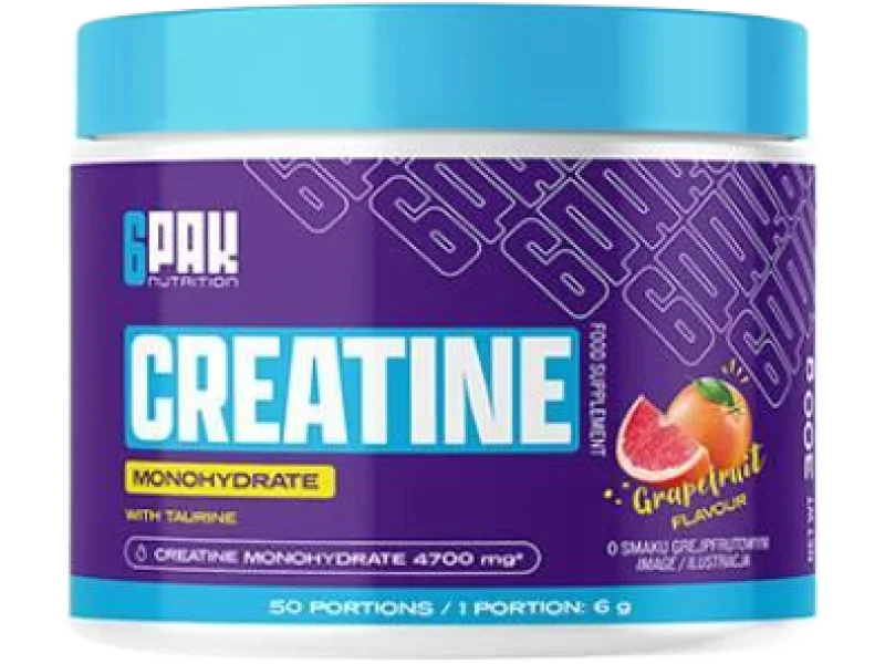 6Pak Nutrition Creatine Monohydrate smak grejpfrut, proszek