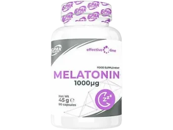 Zdjęcie produktu 6PAK Nutrition Melatonin, kapsułki, 1 mg