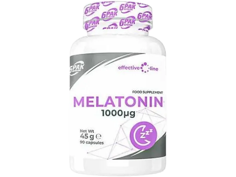 6PAK Nutrition Melatonin, kapsułki, 1 mg