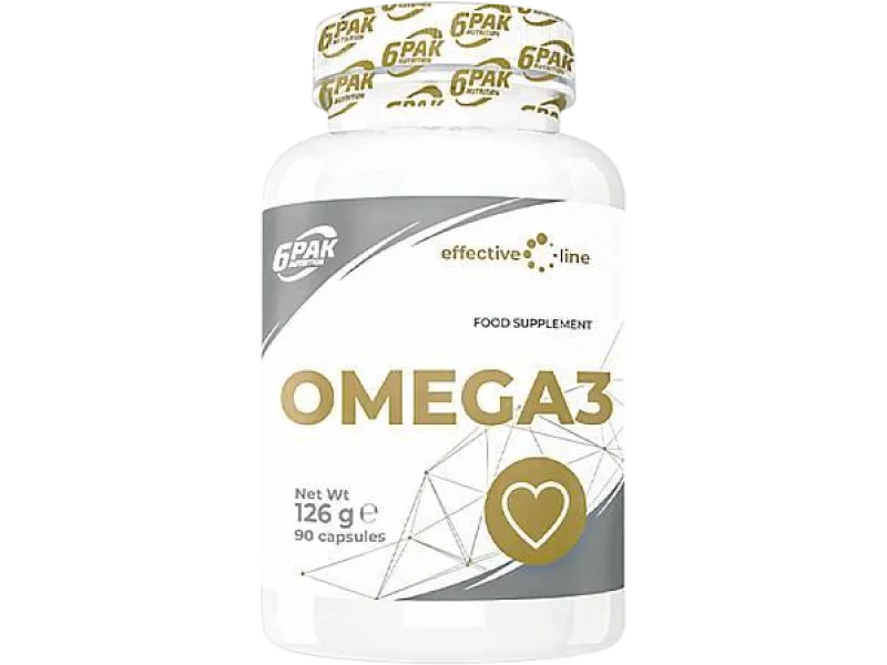6PAK Nutrition Omega 3, kapsułki miękkie