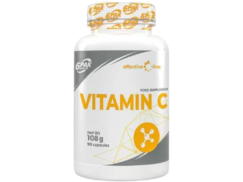 6PAK Nutrition Vitamin C, kapsułki, 1000 mg