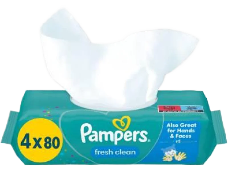 Pampers Fresh Clean Chusteczki nawilżane dla dzieci