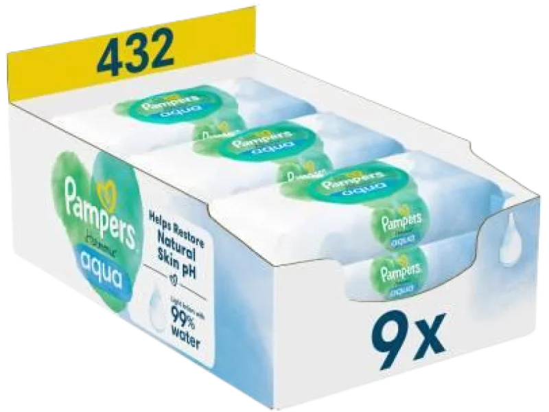 Pampers Harmonie Aqua, chusteczki
