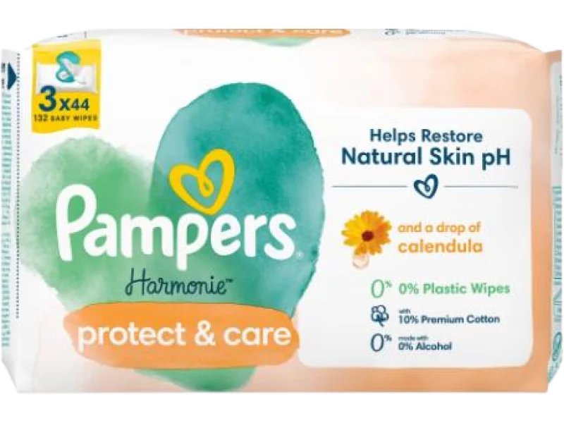 Pampers Harmonie Protect&Care Chusteczki nawilżane