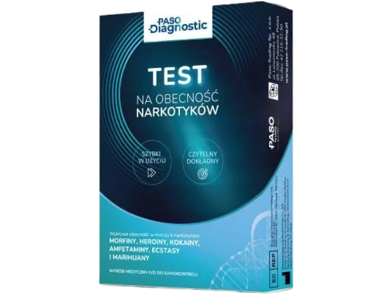 PasoDiagnostic Test na obecność narkotyków, test diagnostyczny