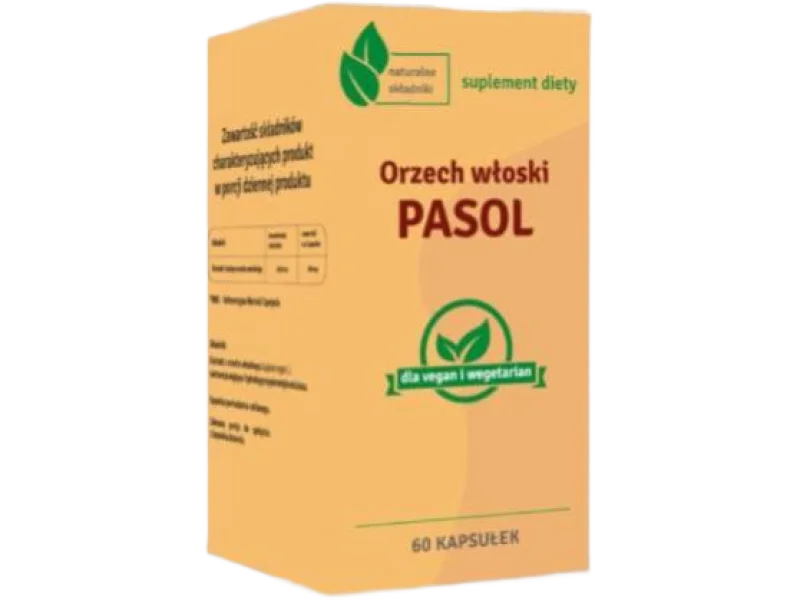 PASOL Orzech Włoski, kapsułki, 500 mg