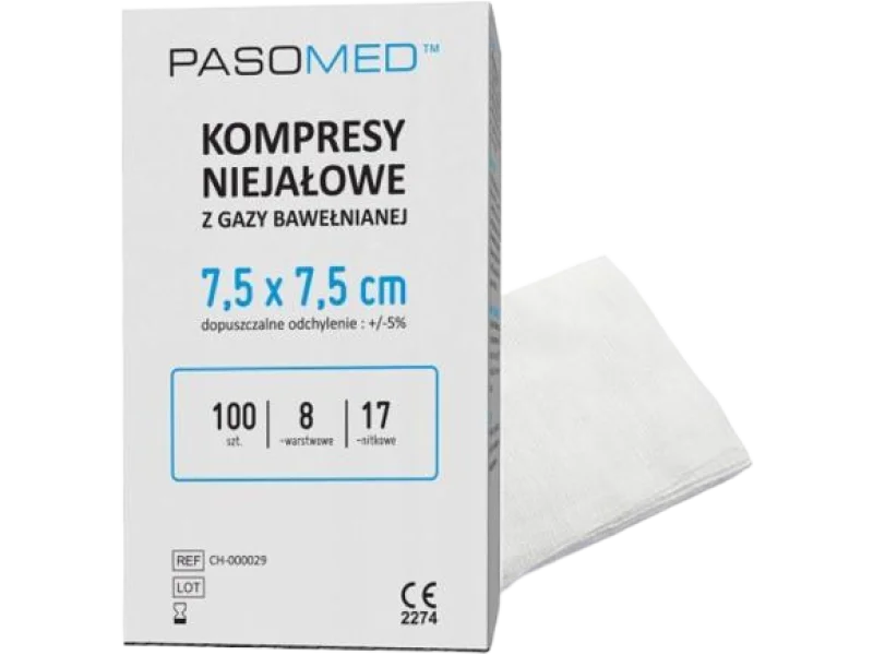 PASOMED Kompresy niejałowe 17N 8W