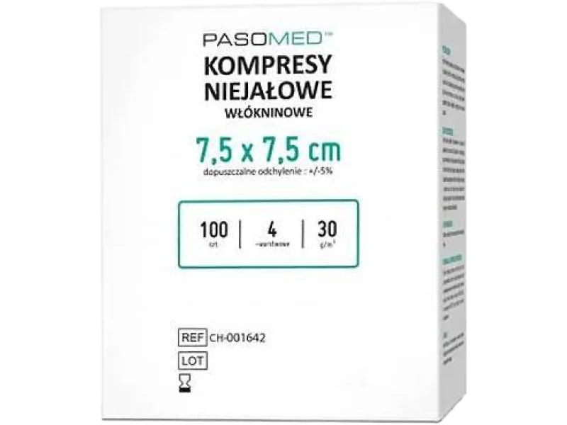 PASOMED Kompresy niejałowe włókninowe 4W