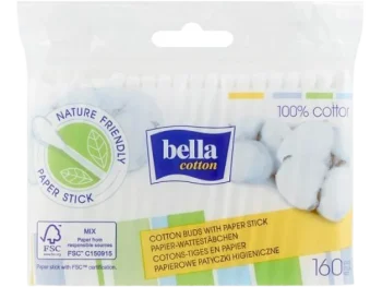 Zdjęcie produktu Patyczki higieniczne BELLA w woreczku foliowym