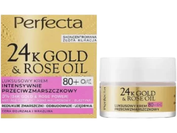 Zdjęcie produktu PERFECTA 24K Gold & Rose Oil Krem 80+
