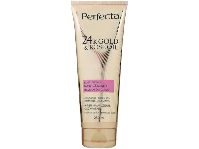 PERFECTA 24K Gold & Rose Oil Luksusowy nawilżający balsam do ciała