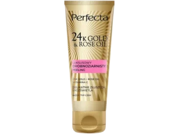 Zdjęcie produktu PERFECTA 24K Gold & Rose Oil Luksusowy peeling drobnoziarnisty do twarzy