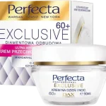 PERFECTA Exclusive Diamentowa Odbudowa Krem ultra-wygładzający na dzień i noc 60+