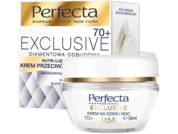 Zdjęcie produktu PERFECTA Exclusive Diamentowa Odbudowa Nutri-ujędrniający krem przeciwzmarszczkowy 70+