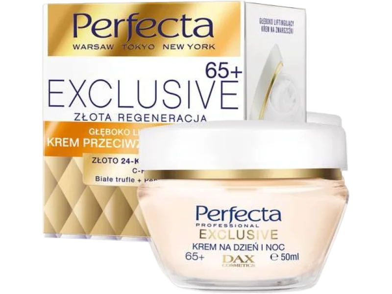 PERFECTA Exclusive Złota Regeneracja Krem przeciwzmarszczkowy 65+