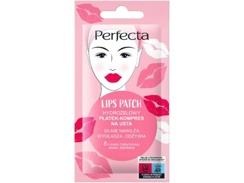 PERFECTA Lips Patch Hydrożelowy płatek-kompres na usta nawilżający