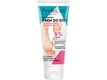 Zdjęcie produktu Perfecta Pharmacy Codzienny krem do stóp z kompleksem nawilżającym 5% urea, 5%