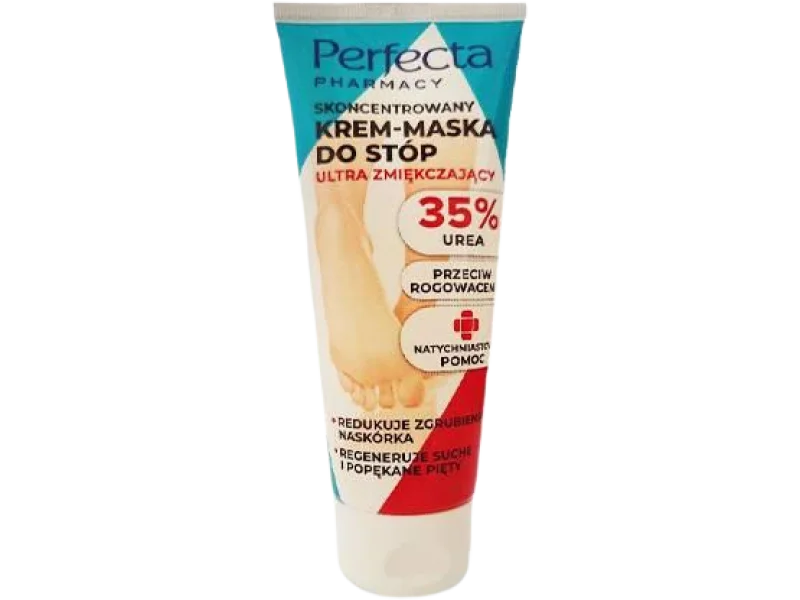 Perfecta Pharmacy Skoncentrowany Krem-Maska Do Stóp Ultra Zmiękczający 35% Urea, 35%