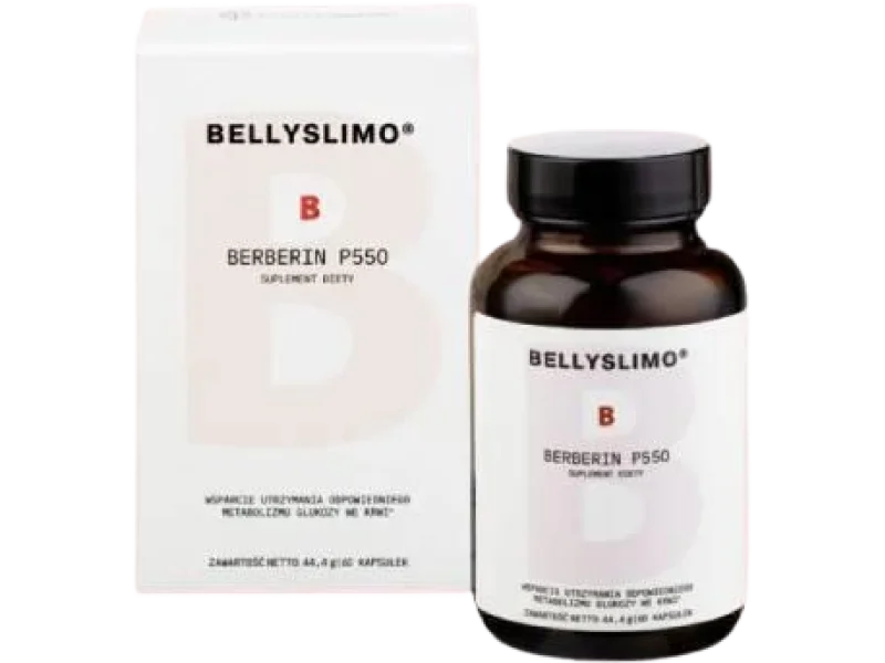 Pharmaverum Bellyslimo Berberin P550, kapsułki, 550 mg