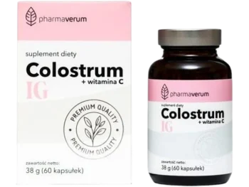 Zdjęcie produktu Pharmaverum Colostrum + witamina C, kapsułki