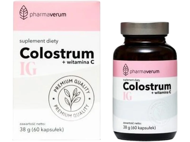 Pharmaverum Colostrum + witamina C, kapsułki