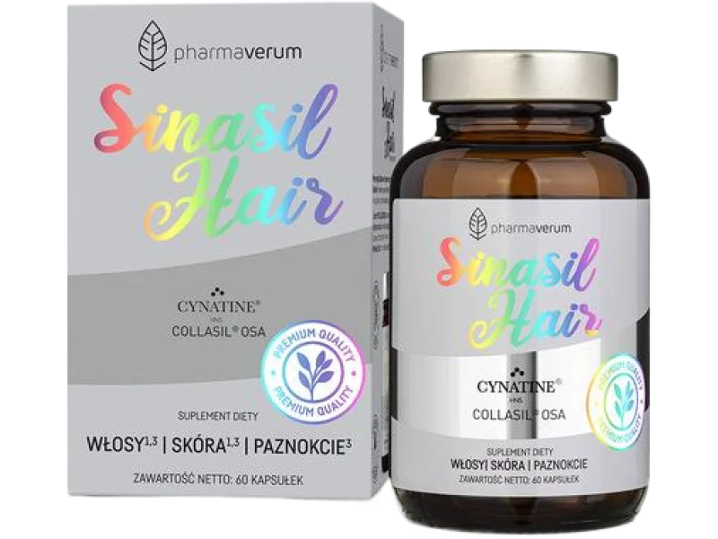 Pharmaverum SinasilHair włosy + skóra + paznokcie, kapsułki