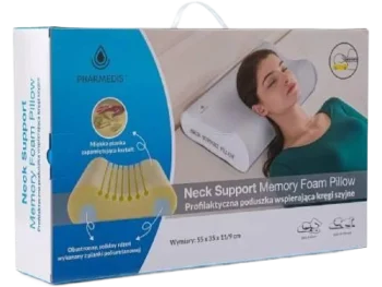 Zdjęcie produktu PHARMEDIS profilaktyczna poduszka wspierająca kręgi szyjne dwurdzeniowa